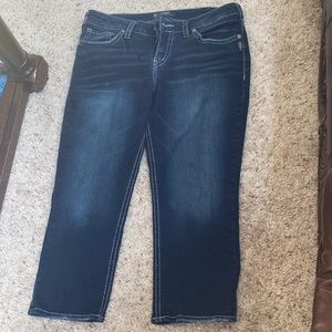 Silver Jeans Mid Capris